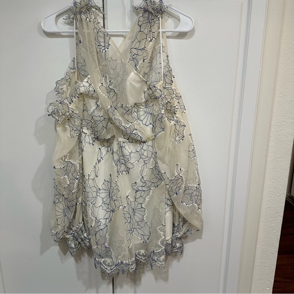 Alice McCall Cold Shoulder Lace Playsuit - Picture 4 of 9